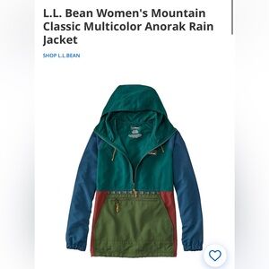 L.L. Bean Anorak Jacket